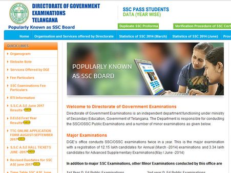 TS SSC Supplementary results 2017 declared, how to check