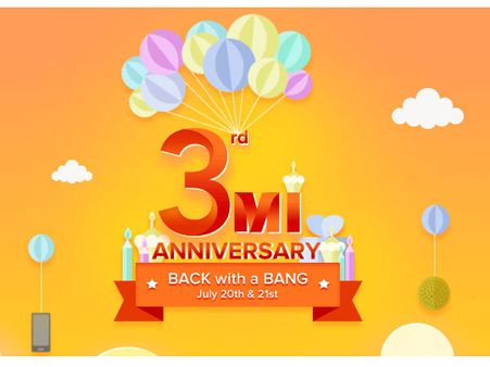Xiaomi 3rd Anniversary Sale: Mi Max 2, Redmi Phones, Plus Grab Free Rs.500 Coupons*