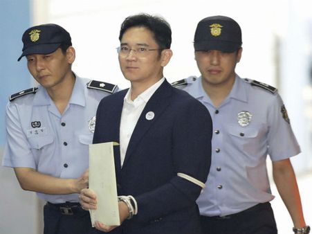 Samsung heir Lee Jae-Yong jailed for five years on bribery charges
