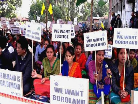 ‘No Bodoland, no rest’, women take centre stage as Bodoland protest restarts in Assam