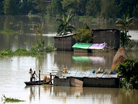 Now, Assam CM Sonowal’s village faces threat of being washed away by floodwaters