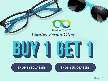 Black Thursday Sale: BUY 1 GET 1 FREE at Lenskart* Vincent Chase, John Jacobs & More