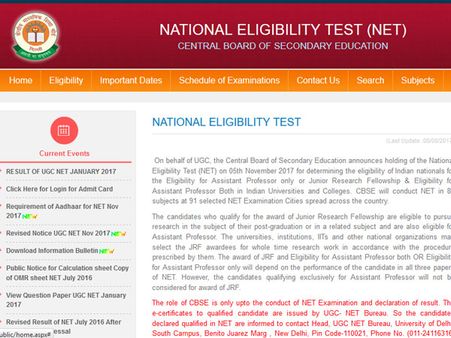 UGC NET November 2017: Registration begins, Aadhaar mandatory