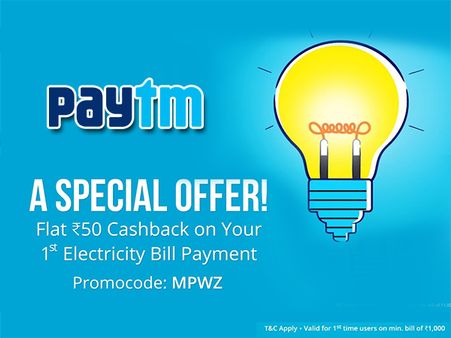 Paytm & FreeCharge Bill Payment Offers, Get Up To 100% Cashback*
