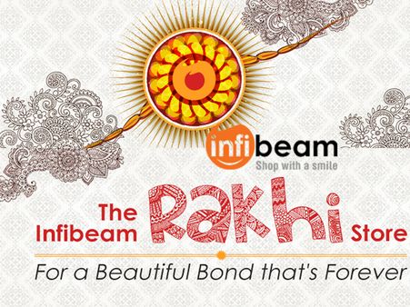 Get Your Rakhi Gifts 'DELIVERED IN ONE DAY' via Infibeam, Upto 73% Off*