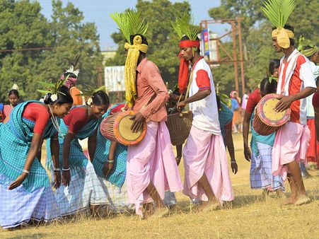 What is the first of its kind Santhali-Bengali-English dictionary