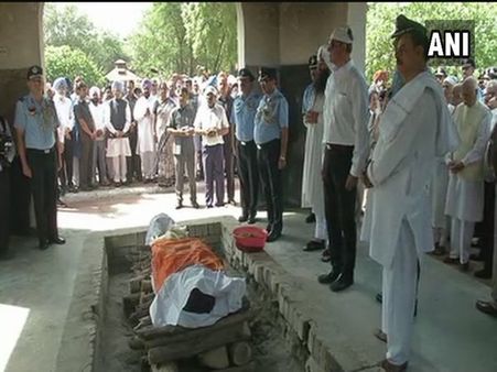 Farewell Marshal Arjan Singh: With 17-gun salute, fly past, last rites held