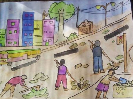 Modi tweets and praises 'Swachh' paintings of students from Assam, Arunachal