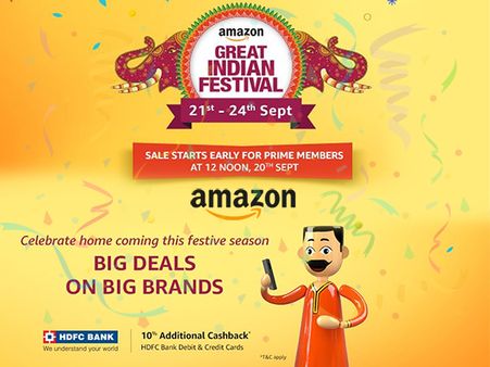Pre- Amazon Great Indian Festival BEGINS NOW - Get Up To 70% Off* on Products