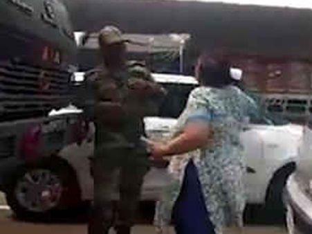 44 year old woman who slapped Army jawans arrested