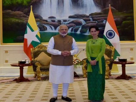Modi in Myanmar: PM meets Aung San Suu Kyi