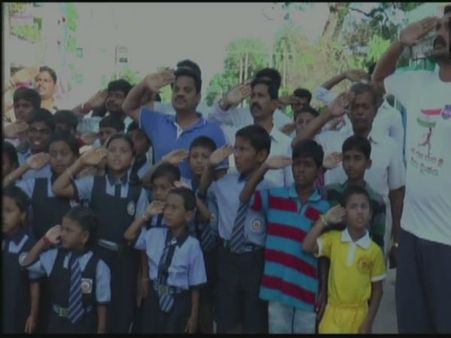 This Telangana village plays national anthem on loudspeakers daily and everyone stands still