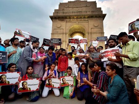 Why India vehemently protested against the killing of Gauri Lankesh?