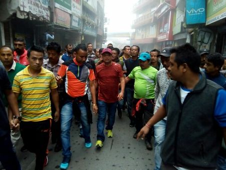 Rebel GJM leader questions Gurung from Kurseong rally