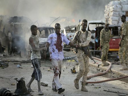 Somalia: Bomb blast outside hotel in Mogadishu; 231 killed