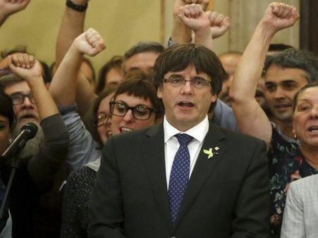 Catalonia's ex-leader Carles Puigdemont seeks legal advice in Belgium