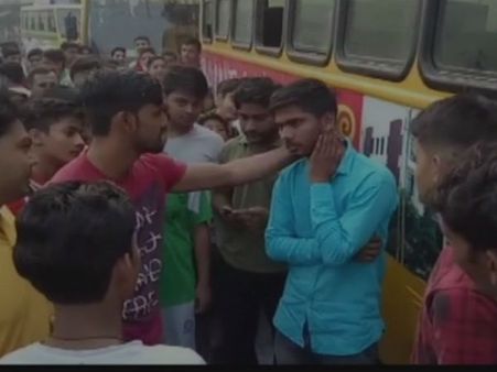 UP: School bus conductor beaten up by parents for showing obscene videos to kids