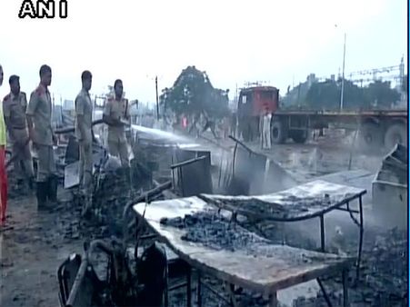 Odisha: One dead, 3 injured due to fire in cracker shop