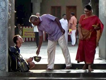 Swaraj assures help to Russian tourist begging in Kancheepuram temple