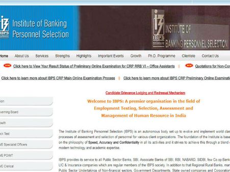 IBPS RRB Office Assistant Prelims 2017 declared at ibps.in