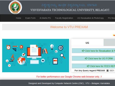 VTU Revaluation For BTech, BE, MBA, MCA, MTech begins, important dates, how to apply