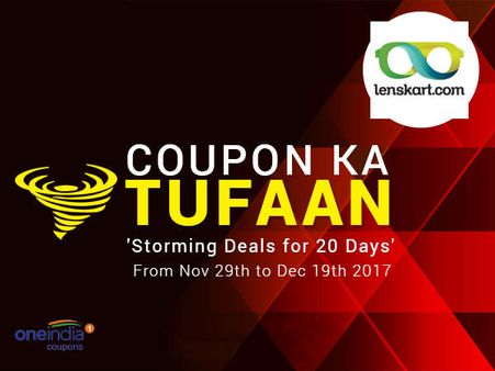 COUPON KA TUFAAN: Lenskart, Buy 1 Get 1 Free* (Two Days Left)