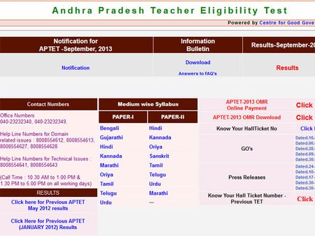 APTET 2017: Online application begins, apply on cse.ap.gov.in till Dec 31