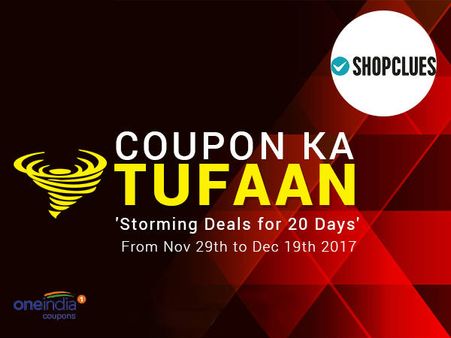 COUPON KA TUFAAN: ShopClues Fashion From Rs. 79* Only!