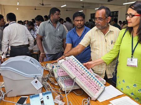 Gujarat: 100 per cent match in random vote count on EVMs and paper trail slips