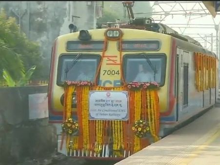Commuters elated as first AC local train starts in Mumbai