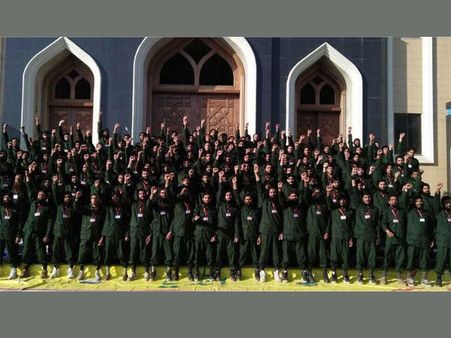 This is Hafiz Saeed security structure: 100 member squad armed with lethal weapons