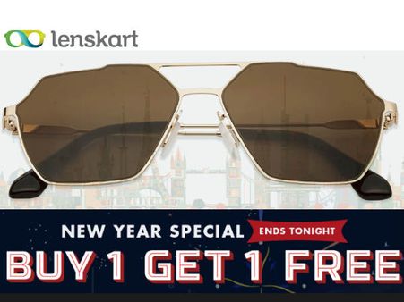 IT ENDS TONIGHT! Lenskart Eyewear Buy 1 Get 1 Free*