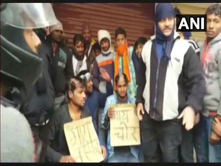 Cow vigilantism hits UP, once again: 2 men beaten up, heads tonsured, paraded for cattle stealing