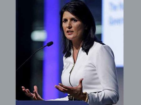 Nikki Haley calls rumors of affair with Donald Trump ‘disgusting’