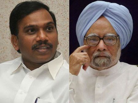 2g case: A Raja questions Manmohan Singh's 'palpable silence'