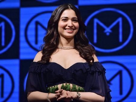 Shoe hurled at actor Tamannaah Bhatia in Hyderabad