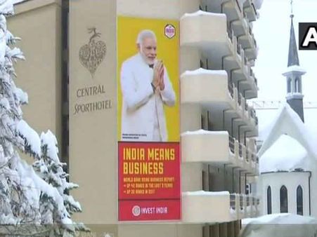 WEF 2018: From billboards to delicacies, India present all over at Davos