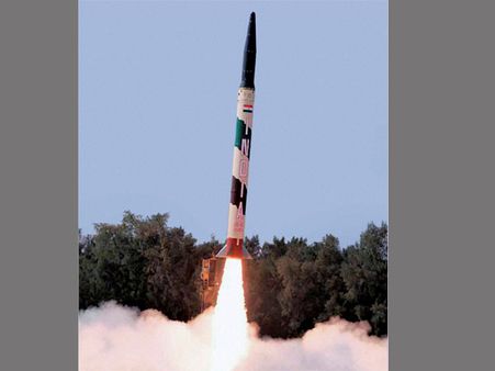 Agni-I ballistic missile successfully test fired off Odisha
