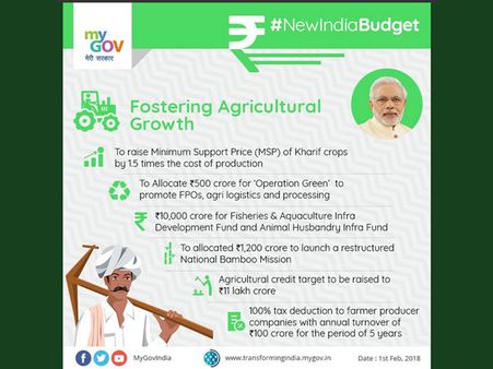 Union Budget 2018: ‘Govt’s intent of doubling farmer income laudable’