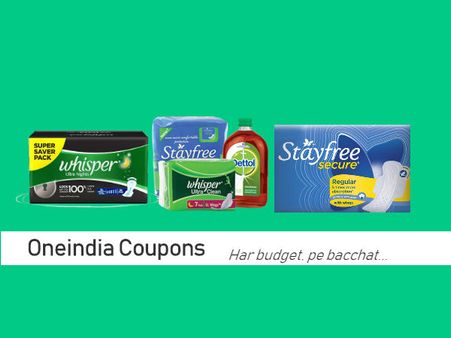 The Bigbasket, 1MG, Myra Sale: Women Sanitary Pads From Rs.21 Onwards*