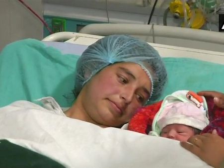 Sunjuwan: Army man’s wife hit by terrorist bullets gives birth to baby girl