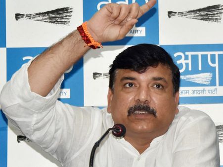 Delhi Sealing: AAP's Sanjay Singh attacks BJP once again