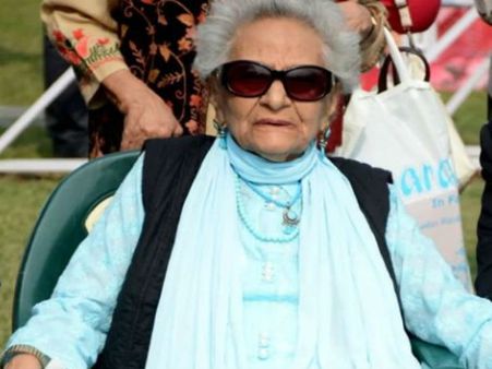 Former Rajya Sabha member Begum Hamida Habibullah passes away