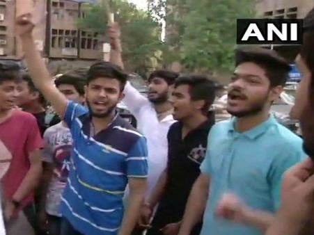 Delhi: Students protest outside Board’s office, say, 'they are suffering due to CBSE's mistakes'