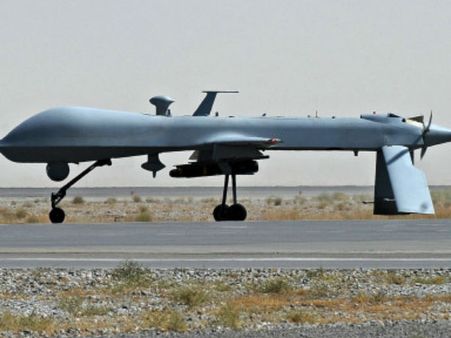 Indian Navy drone plane crashes in Porbandar, technical snag suspected