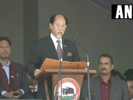 Neiphiu Rio takes oath as Nagaland chief minister along with 11 other ministers