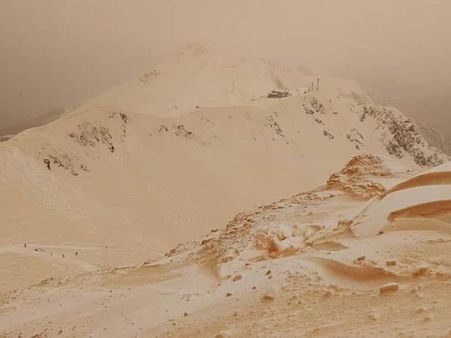 Russia and East Europe see snow turning orange: Here’s why