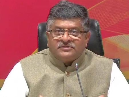 Congress likens Ravi Shankar Prasad to Hitler’s propaganda minister, Joseph Goebbels