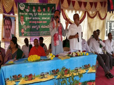 In its debut election in Karnataka, Swaraj India party to field 10 farmer leaders as candidates