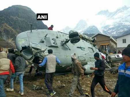 Utarakhand: 4 including pilot injured after IAF chopper crash lands near Kedarnath temple